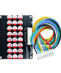 8S 5A Active Equalizer Balancer For LiPo LiFePO4 LTO Batteries with capacitors and multicolored wires