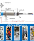 Capacitance Proximity Sensor Switch 1 To 10 Millimeter Sensing Range NPN Normally Closed DC 10 To 30 V M18 3 Wire