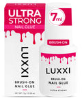 Brush On Nail Glue For Press On Nails With Precision Applicator Pink Gel Adhesive For Artificial And Acrylic Tips Quick Air Dry