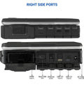 Built Like A Tank Rugged Laptop Toughbook CF 31 MK5 right side ports including HDMI, USB, Ethernet, and SIM card access.