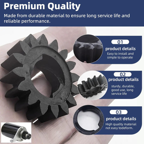 Close-up of Starter Pinion Gear Replacement Kit For Lawn And Garden Small Engine Models 693058, 693059, 280104