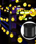 String Light Hanging Kit With 200 Feet Nylon Coated Stainless Steel Wire Rope For Outdoor Parties And Porches, shown with spool