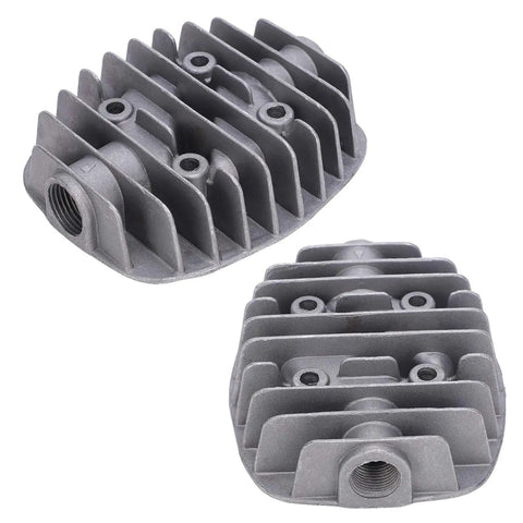 Air Compressor Cylinder Head Rebuild Kit 2 Pack Compatible With 2.5P 3P 5P 6P Aluminum Cylinder Heads Home Garage DIY Use