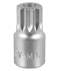 Kick Butt Tamper Proof Transaxle Drain Plug Socket Fits Volkswagen Audi Porsche German Whips Tough XZN Triple Square Bit with hollow tip.