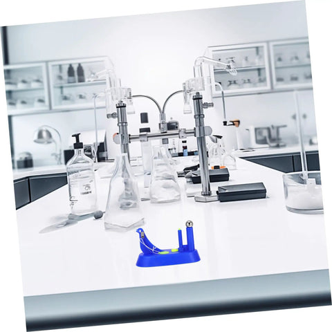 Hands On Pendulum Ball Physics Lab Kit For Middle School Students, Easy To Use Newtonian Mechanics Classroom Demonstrations on lab bench