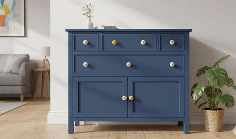 Real Deal Handmade Yellow And White Ceramic Cabinet Knobs Set Of 10 Slick Round Drawer Pulls For Kitchen Cupboards And Furniture Upgrades Smooth Engraved Finish Total Game Changer on navy blue dresser