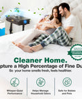Family relaxing on bed near 4 Pack Replacement Particle And Activated Carbon Filters For 211 Plus Foldable Air Purifiers Compatible With 211 Series