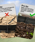3 Inch Garden Edging Border Kit With 50 Feet Of Plastic Edging And 75 Spikes For Easy Landscape Trimming durability tip