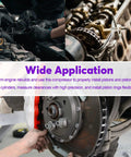 Swpeet piston ring compressor and adjustable piston installation tool kit in use on a car engine