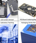 Workhorse Hot Air Preheater Station 853B 220V 540W setup for soldering PCB and teaching in lab with packaging