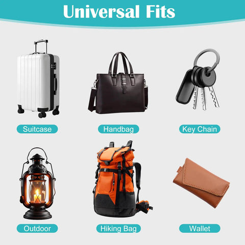 Anti Theft Double Opening Carabiner Clips Set For Backpacks And Luggage, 8 Pcs Zinc Alloy Zipper Pull Replacements with universal fits