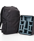 Urban Explore 30L Camera Backpack For Travel And Everyday Photography, Carry On Friendly, shown with removable core unit insert.