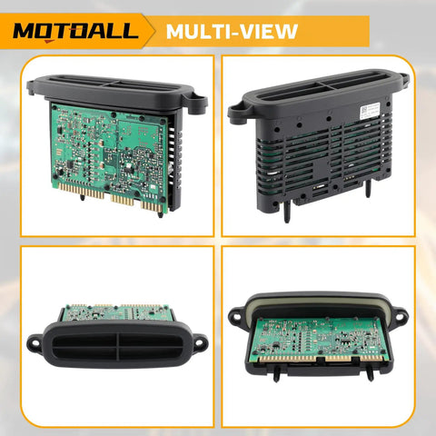 Heavy Duty Adaptive Headlight Control Module For Bmw 5 Series F10 F07 F11 Tms Unit Xenon Lighting Replacement 63117316217 multi-angle views showing circuit board and casing.