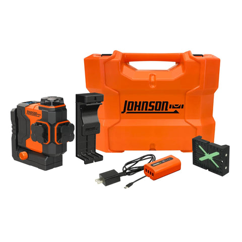 Self Leveling Laser Level With GreenBrite Technology And Magnetic Base, Three 360 Degree Planes, GreenBrite, magnetic base, hard case