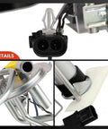 Close-up of Electric Fuel Pump Assembly With Sending Unit In Tank Direct Fit For Chevrolet S10 Blazer GMC Jimmy Sonoma Oldsmobile Bravada 1992 1994 4.3L V6 OE Style Replacement 25028845, showing metal connections and wiring connectors.