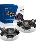 2 Piece Front Steering Knuckles And Wheel Bearing Hubs Assembly For 2001 2002 Honda Civic Replacement Kit with OEM Grade Cast Iron