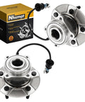 Rear Wheel Bearing Hub Assembly Pair 512229 5 Lug With ABS Fits Chevy Equinox 2005 2006 Saturn Vue 2002 2007 Pontiac Torrent 2006