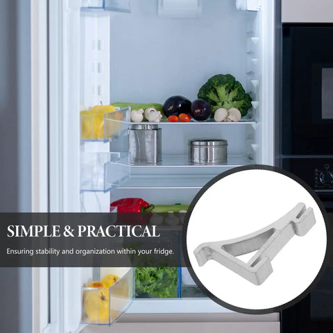 10 Pack Aluminum Refrigerator Shelf Support Clips Heavy Duty Freezer Brackets Commercial Cooler Replacement Hardware Lock Tight Fit And Rock Solid Dependable Hold