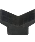 4 Inch by 4 Inch Rubber Bow Stop V Block Keeps Your Boat Hull Scratch Free and Keeps It Locked On Trailers Prevents Side to Side Shake Heavy Duty Protection for Your Boat Trailer, black rubber V-block