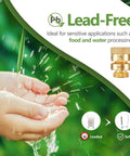 Lead-Free 1 And 1 Sixteenth Inch Fine Thread Female Self-Draining Vacuum Breaker Backflow Preventer Kit image with safe water use