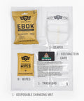 Emergency Diaper Kit For On The Go Parents, 3 Pack Disposable Changing Kits With Sensitive Skin Wipes, diaper, card, bag