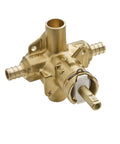 Posi Temp Brass Pressure Balancing Shower Valve With One Half Inch Crimp Ring PEX Connection Replacement Valve