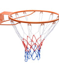 18 Inch Wall Mounted Basketball Rim With Net And Double Spring, Heavy Duty Q235 Steel Replacement Hoop For Indoor And Outdoor Play, Standard Size Flex Rim Built For Hardcore Hoops And Easy Setup