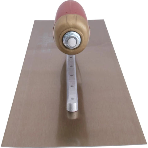 DuraFlex Finishing Trowel For Plaster And Drywall With 14 By 5 Inch Blade And Nine Three Quarters Inch Mounting DuraSoft Handle