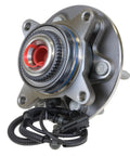 Rock Solid Front Wheel Bearing Hub Assembly For 2010 2014 Ford Expedition F150 Lobo Navigator 4wd close-up view with wiring.