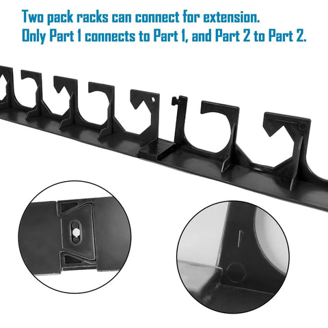 Horizontal Fishing Rod Holder For Garage Wall Or Ceiling Mount Holds Up To 6 Rods Or Combos Staggered Design Rack For Easy Access