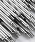 Stainless Steel RC Suspension Links 50mm Upgrade For One Tenth Scale SCX10 TRX4 Crawler, threaded silver rods