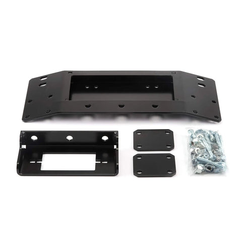 Winch Mounting Kit for Honda Pioneer 700 ATV 2014-2018, Bolt-On Mount System Delivers Maximum Pull Power components displayed