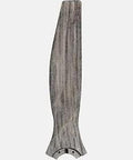 Spitfire 48 Inch Indoor Outdoor Ceiling Fan Blades Set Of 3 Weathered Wood Replacement Blades showing detailed wood grain pattern.
