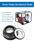 Honda 2 Pack Mechanical Seals For 2 Inch 3 Inch Gas Powered Semi Trash Water Pumps Replacement Seal Kit Fits Champion Generac Pulsar And WB Series Pumps WB30XT3 WT30XK4A WB20XT3 WH20XTAF Heavy Duty Pump Seal Set For Tough Use. mechanical seals for Honda 2 and 3 inch water pumps