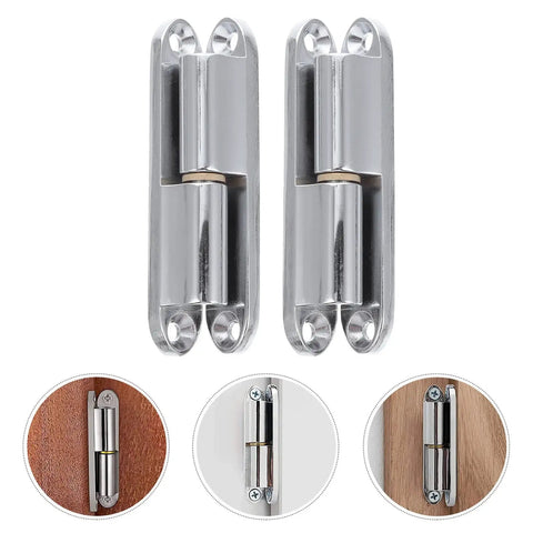 Heavy Duty Zinc Alloy Screw On Metal Door Hinge Set For Internal Cabinets And Electrical Boxes, Easy Install Renovation Hinge