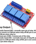 Double Pack 4 Channel 5V Relay Module With Optocoupler High Or Low Level Trigger Isolated Expansion Board 10A Relays