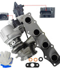 BMW Billet Turbocharger Upgrade Kit For N20 N26 2L Fits 320i 328i 528i X3 XDrive Z4 F30 Turbocharger Bolt On Plug And Play