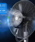 Heavy Duty Industrial Evaporative Cooler With 40 Liter Tank For Patios And Backyards Keeps The Team Cool All Day Long Mist Sprayer.