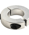 Ultra 25mm Double Split Shaft Collar Clamp Kit silver aluminum alloy with M6 screws for shaft positioning