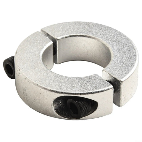 Ultra 25mm Double Split Shaft Collar Clamp Kit silver aluminum alloy with M6 screws for shaft positioning
