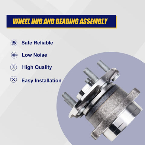 Rear Wheel Bearing Hub Assembly 512518 For Subaru Crosstrek Impreza Forester XV Crosstrek 2013 2014 2015 5 Lug With ABS