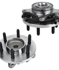 Front Wheel Bearing And Hub Assembly Set Of 2 For 2009 2010 Ford F150 RWD With ABS Six Lug Left Driver Side And Right Passenger Side Replacement Hub Kit