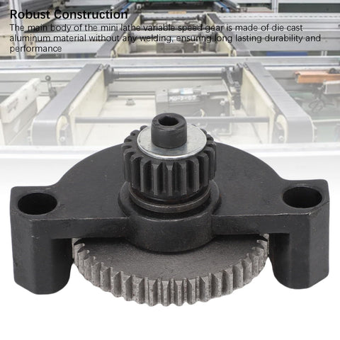 Top Rated Variable Speed Spindle Gear Replacement For Eujgoov 0618 Mini Lathe, durable die cast aluminum gear for precision performance.