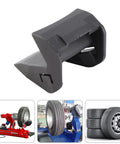 Tire Machine Rim Protector Set, 4 Piece Jaw Guards for Tire Changers, Heavy Duty Pro Grade Rim Guard shown installed on tire machine