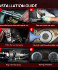 Installation guide for Solid Electric Fuel Pump Assembly Drop In For Ford Focus 2009 To 2011 And Ford Fiesta 2011 To 2013.