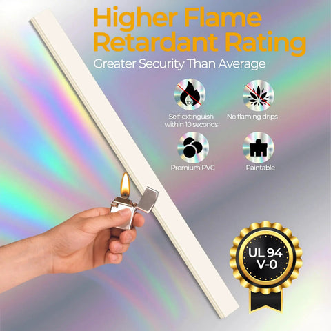 Hide Wall Wires Like A Pro With This Paintable Self Adhesive Cord Cover For 2 To 4 Cables, Beige Cable Raceway, flame test.