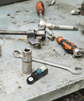 Gearhead Grade Transmission Shifter Adjuster Cable Head CV617C445AA For Maximum Power And Smooth Shifts Built From High Strength Alloy And Wear Resistant Polymer Lab Tested Thermal And Mechanical Toughness Keeps Cable Tension In Check on workbench