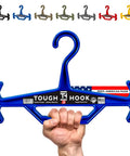 Blue Beast Mode Heavy Duty Hanger For Police Gear Scuba BCD And Wetsuits Anti Slip DuraResin 200Lb Capacity Tactical Vest Hanger