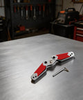 Dope Heavy Duty Welding Magnet With 77 Lbs Pull Power For Steel And Metal Works Adjustable Angle From 20 To 200 Degrees Red Size M on steel table