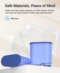 Essential Water Filters For Espresso Machines Compatible With Philips Aqua Clean CA6903 Replacement Cartridge 10 Pack BPA-free blue filter cartridges